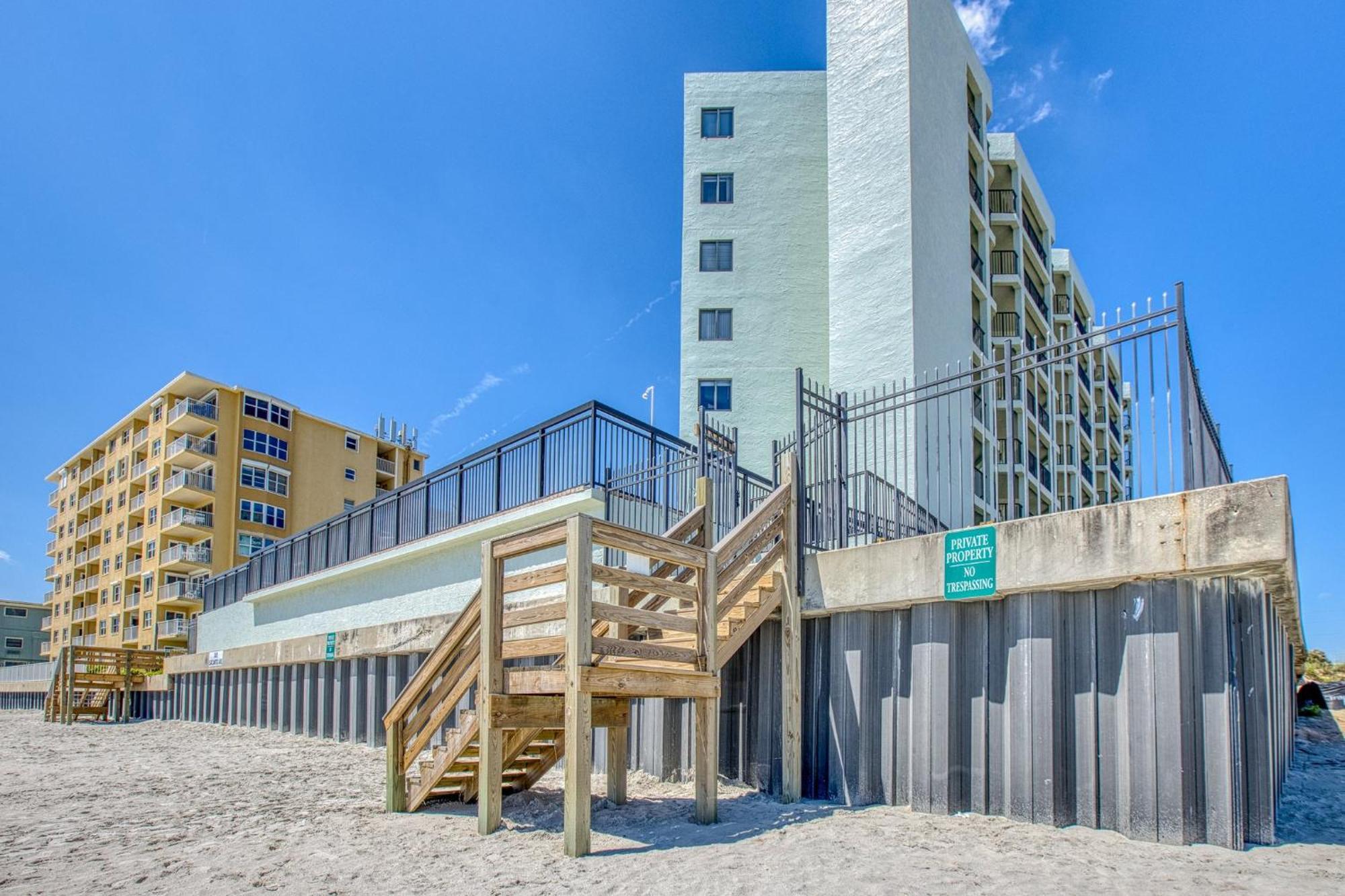 Ocean View With A Beachfront Pool At Ocean Trillium Condo ~ 403 New Smyrna Beach Ngoại thất bức ảnh