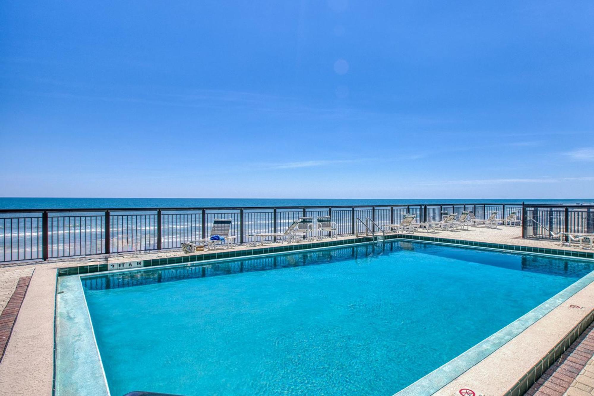Ocean View With A Beachfront Pool At Ocean Trillium Condo ~ 403 New Smyrna Beach Ngoại thất bức ảnh